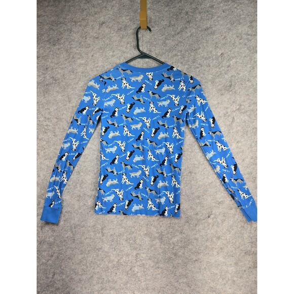 L.L. Bean Dogs Puppy Print Pajama 2 Piece Set Organic Cotton Boys Youth 14 Kids - Picture 10 of 10